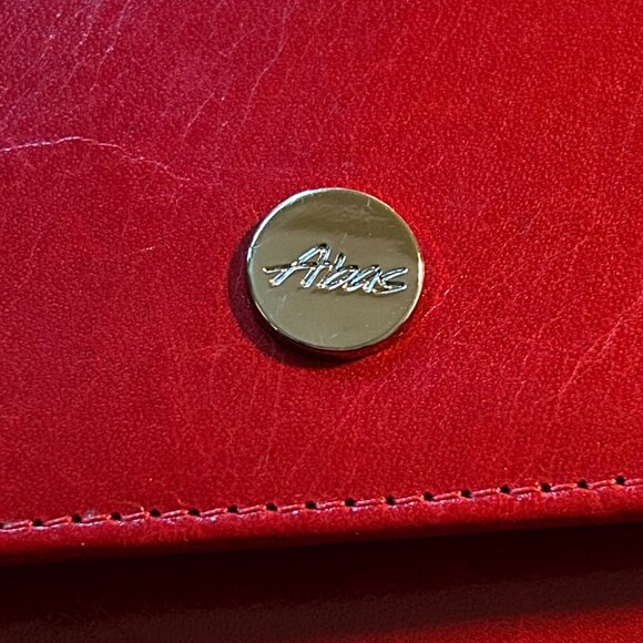 Ladies Gorgeous Red Leather ABAS Travel-folio passport wallet - Picture 7 of 9